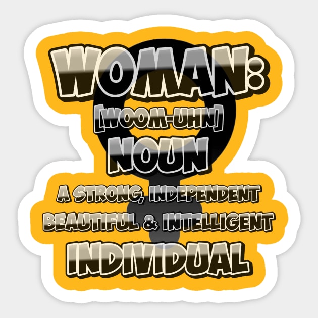 Woman Definition Sticker by Fly Beyond